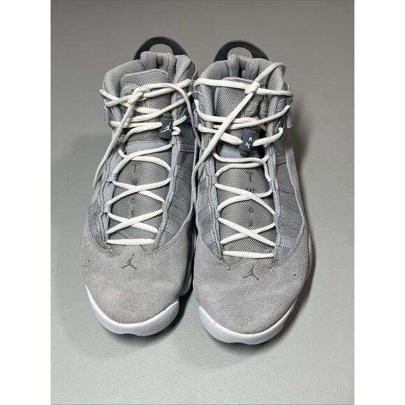 Nike Air Jordan 6 Rings Mens 12 Grey Suede High Top Lace Up Sneakers Shoes main image 5